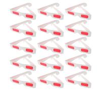 ELAYARD Gafas de Papel 3D para Fiestas 100 Unidades Gafas de Cine 3D Lentes Rojas Accesorios para Decoración de Cumpleaños y Eventos Infantiles