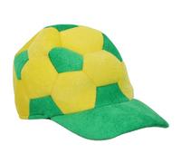 ELAYARD Gorra de Béisbol Fútbol Brasil para Fiesta y Aficionado, Estampado Completo, Talla 55-59 Cm, Sombrero Deportivo Transpirable para Eventos y Días de Partido