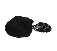 ELAYARD Gorro para Dormir Doble Capa Negro Borde Enrollado Ajustable, Protector Capilar para Cabello Rizado y Liso, Accesorio para Cuidado Nocturno del Pelo en Adultos