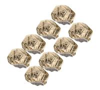 ELAYARD Gorros Térmicos de Papel de Aluminio para Peluquería 8 Unidades Gorro Elástico para Mascarilla Capilar Acondicionamiento Profundo y Vaporizar Cabello Color Dorado Uso