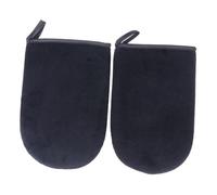 ELAYARD Guantes Autobronceadores 2 Piezas Tamaño Único Aplicador De Crema Autobronceadora Para Piel Cuerpo Color Negro Uso Facial y Corporal