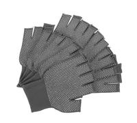 ELAYARD Guantes sin Dedos para Clima Frío 5 Unidades de Guantes de Punto Transpirables y Resistentes Superficie Antideslizante para Conducción y Trabajos de Precisión