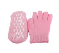 ELAYARD Guantes y Calcetines Hidratantes Unisex Gel De Suavizante y Blanqueador Rosa