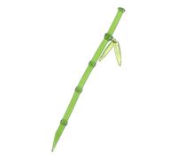 ELAYARD Horquilla Cabello Estilo Vintage Forma Bambú Transparente Verde con Borlas Accesorio Japonés para Peinados Recogidos y Trenzas Palillo Decorativo para Adolescentes