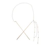 ELAYARD Horquilla De Pelo Vintage Cadena Doble y Borlas Adorno Para Recogidos Pinza Para Mujeres y Niñas Estilo Chino