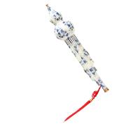 ELAYARD Hulusi Tradicional de Clave C Instrumento de Viento Étnico Chino para Principiantes y Estudiantes Flauta de Calabaza Azul Fácil de Tocar y Cuidar