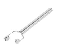 ELAYARD Imán Magnético para Esmalte de Gel Doble Cabezal Grande Plateado, Herramienta Multifuncional para Arte de Uñas Profesional y Decoración en Salón y Casa