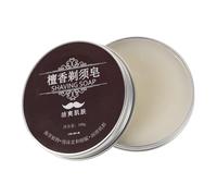 ELAYARD Jabón de Afeitado para Hombre con Fragancia de Sándalo Hidratante y Nutritivo Suave Piel para Barba Afeitado y Cuidado Multifuncional