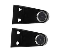 ELAYARD Jabonera Magnética De Baño 2 Unidades Tamaño Estándar Material Resistente Negro Diseño De Succión Magnética Para Uso Baño y Cocina