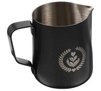 ELAYARD Jarra Metálica para Espumar Leche de Jarra Pequeña de Acero Inoxidable con Estrecho y Escala Espumadora de Leche Práctica para Café y Latte Art