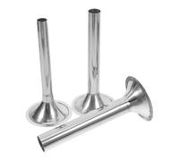 ELAYARD Juego 3 Tubos para Embutir Salchichas Acero Inoxidable 15/2/25 CM Accesorios Profesionales para Embutidora de Carne 10-12 Tipo Utensilios para Cocina Hogar