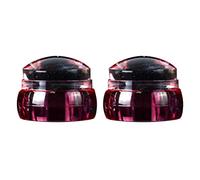 ELAYARD Juego de 2 Placas de Estampación de Uñas en Plástico Rojo para Decoración de Uñas Fácil de Usar en Casa y Do It Yourself Nail Art Stamping