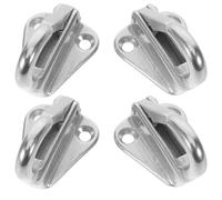 ELAYARD Juego de 4 Ganchos de Acero Inoxidable 316 Resorte para Defensa de Barco Mosquetones Marinos Pequeños para Colgar Ropa y Sombreros Accesorios Náuticos Resistentes para Yates y