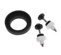 ELAYARD Juego de Pernos y Sello de Inodoro para Tanque, Junta de Goma Antifugas, Compatibles Asientos Estándar, Piezas de Repuesto para Baño, 1 Set para Instalación Fácil