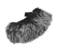 ELAYARD Juego de radio en del teléfono móvil de micrófono de teléfono móvil de viento peluda para micrófono Escudo de viento de compacto Felpa Gris