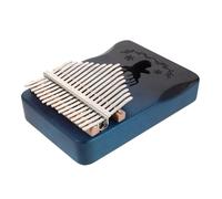 ELAYARD Kalimba Teclas Mini Portátil de Madera con Función Doble Dedo Piano de Pulgar Azul Degradado para Principiantes y Profesionales Instrumento Musical Compacto para Viaje y Meditación