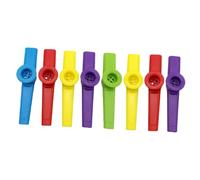 ELAYARD Kazoo de Plástico Portátil 8 Piezas para Niños y Amantes Música, Fácil de Llevar Necesidad de Aprender Teoría Musical para Uso al Aire Libre Color Aleatorio