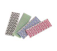 ELAYARD Kit de Afilado para Snowboard 4 Piezas Piedra Diamantada Bloque para Limar Cantos Base y Laterales Herramienta Portátil Resistente para Mantenimiento y Afilado Deportes de