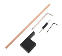 ELAYARD Kit de Herramientas para Guitarra Acústica de 5 Piezas Negras con Afinador Electrónico Llave para Alma y Clavijas de Afinación Mantenimiento y Reparación Portátil para Músicos