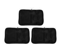 ELAYARD Kit Organizador de 3 Estuches para Suministros para Diabéticos Bolsa Portátil Negra para Pluma de Insulina y Monitor de Diabetes Lavable Resistente al Agua y Acolchada para