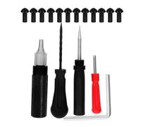 ELAYARD Kit Reparación Neumáticos Motocicleta Rápido y Portátil Herramienta Reparación Pinchazos Motos y Vehículos Eléctricos Material Abs y Acero Inoxidable