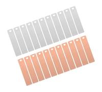 ELAYARD Láminas de Cobre y Zinc para Baterías, 30 Pares de Electrodos Metálicos para Uso en Experimentos Científicos y Desarrollo de Proyectos Escolares Investigación