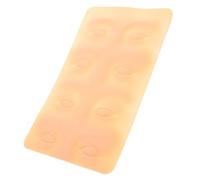 ELAYARD Láminas de Piel Práctica para Delineador de Ojos 3d, Piel Sintética Reutilizable para Formación en Maquillaje Permanente, Tamaño 7.9x5.9 Pulgadas, Enfocada en Principiantes