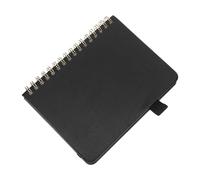 ELAYARD Libreta de Direcciones A6 Negra con Separadores Alfabéticos, Cuaderno de Números de Teléfono y Notas, Organizador Compacto para Oficina, Hogar y Uso Diario, 128 Páginas