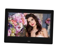 ELAYARD Marco de Fotos Digital de 7 Pulgadas, Reproductor de Fotos Digitales con Pantalla LED 800x480, Compatible con USB y Tarjeta hasta 32 GB, Uso en Escritorio o Pared para Álbum