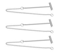 ELAYARD Martillo de Botón de Alarma para Boca de Incendios 3 Piezas Herramienta de Hierro Rompecristales de Emergencia Compacta para Interruptor de Seguridad en Edificios Residenciales y