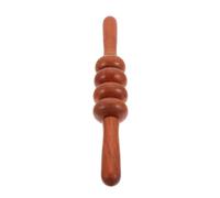 ELAYARD Masajeador de Rodillos de Madera Marrón Cuatro Ruedas para Masaje Muscular, Relajación de Tensión y Uso Práctico en Cuerpo y Piernas