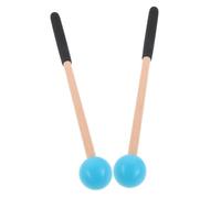 ELAYARD Mazas de Madera para Percusión Mango Ergonómico Palos para Marimba Xilófono y Campanas Instrumentos Musicales Infantiles para Práctica y Actuaciones Escolares