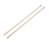 ELAYARD Mazas para Glockenspiel con Cabeza de Metal y Mango de Madera Baquetas Pequeñas para Xilófono Set de Percusión Profesional Largo con Cabeza Plana Accesorios para Práctica