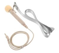 ELAYARD Micrófono de Mano Omnidireccional con Cable y Interruptor Mini Micrófono Portátil Amarillo para Enseñanza y Guías Turísticos Amplificador de Voz Personal Compacto para