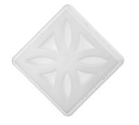 ELAYARD Molde de Plástico para Ladrillos Huecos Modelo 4 Diseño Floral, Reutilizable para Hormigón y Cemento, Adecuado para Pavimentación y Proyectos de Construcción Exterior