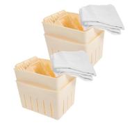ELAYARD Molde de Prensa para Tofu DIY de Plástico Kit Caja de Filtro y Paños para Queso Herramienta para Hacer Tofu y Cuajada de Cocina