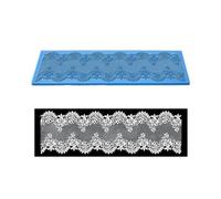 ELAYARD Molde de Silicona para Repostería con Diseño de Flores de Encaje Molde para Fondant y Adornos de Pasteles Apto para Horno Color Aleatorio Herramienta para Tartas