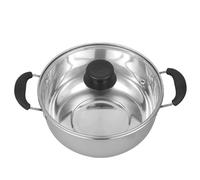 ELAYARD Olla Inoxidable para Cocina de Inducción Olla para Vapor y Leche Gran Capacidad Resistente Altas Temperaturas para Uso Doméstico