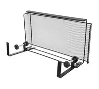 ELAYARD Organizador de Cables para Escritorio Negro Grande con Abrazadera Ajustable Bandeja Metálica Colgante para Almacenamiento bajo Escritorio Cesta Organizadora para Papeles y