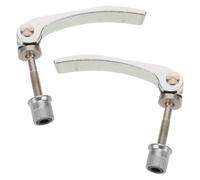 ELAYARD Palanca de Liberación Rápida para Bicicleta 2 Unidades Aleación de Aluminio Tamaño M6*55Mm Cierre Rápido para Buje Delantero y Trasero Accesorios para Bicicleta de Carretera y