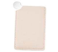 ELAYARD Paleta de Maquillaje Inoxidable 1 Unidad Mini Compacta Bandeja para Mezclar Base y Sombras Espejo Lateral para Maquilladores Profesionales y Uso Diario