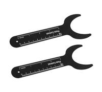 ELAYARD Panel de Contraste Fotográfico Dental 2 Piezas Negro, Tablero Metálico para Fotos Intraorales, Herramienta para Retracción Bucal en Procedimientos Ortodóncicos