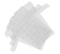 ELAYARD Paneles de Plastic Canvas para Hacer Bolsas, 4 Piezas de Malla de Plástico Blanco para Manualidades y Artesanías de Lona Plástica DIY