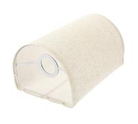 ELAYARD Pantalla De Lámpara De Lino Fina Media Ronda Para Mesa y Cubierta Para Lámpara De Escritorio y Salón Reemplazo Desmontable Para Iluminación Hogareña