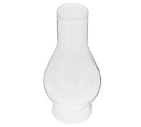 ELAYARD Pantalla de Vidrio para Lámpara de Queroseno Cubierta Vintage Antigás para Lámparas de Aceite Chimenea Resistente al Viento para Iluminación de Emergencia