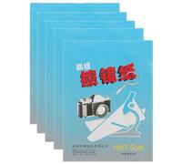 ELAYARD Papel de Limpieza para Microscopio 50 Hojas sin Polvo para Lentes de Cámara y Pantalla Pañuelo de Limpieza Portátil para Gafas Smartphones y Tablets Uso Laboratorio y Oficina