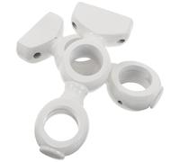 ELAYARD Paquete De 2 Soportes de Barra de Cortina de Madera para Doble Varilla, 2 Unidades, 35-35 CM, Montados en Pared, Soporte para Barra Romana, Adecuado para Sala y Dormitorio