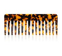 ELAYARD Peine Antiestático de Acetato 1 Unidad Color Carey Peine de Dientes Anchos para Hombre y Mujer Adecuado para Cabello Rizado y Mojado Peinar y Desenredar Casa o Uso Profesional