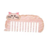 ELAYARD Peine Antiestático de Dibujos Animados Cabello Peine de Gato Encantador sin Mango Herramienta de Belleza para Mujeres Mí