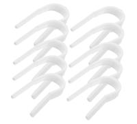 ELAYARD Pinzas Nasales Adelgazantes 10 Piezas Soporte en U Plástico para Moldear Nariz Uso Diario Mujeres Cuidado Facial Herramientas para Belleza y Levantamiento del Puente Nasal